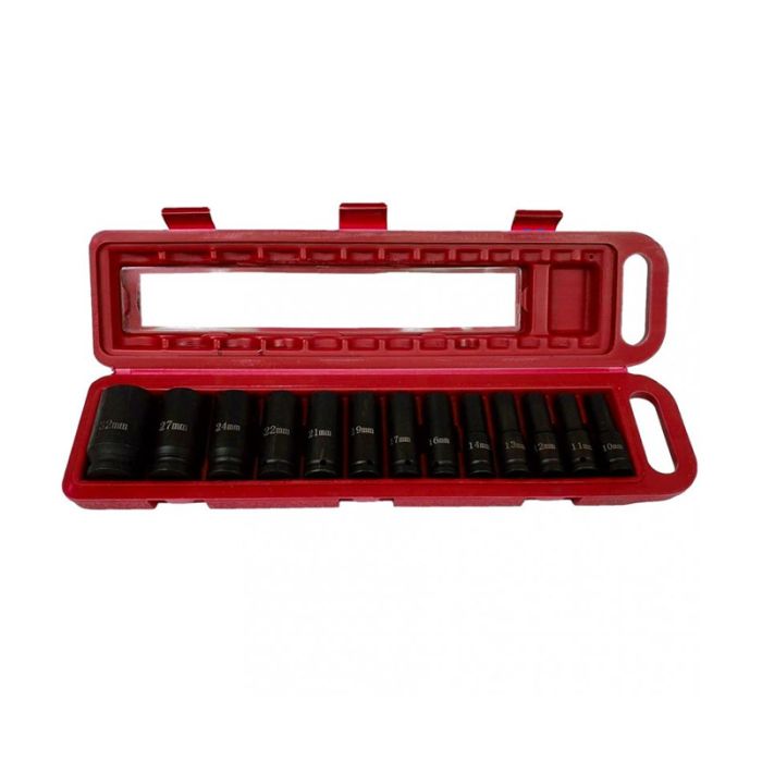  Σετ Εξαγωνικά Καρυδάκια 1/2&quot; 10 - 30 mm 12 τμχ Kraft&amp;Dele KD-10521 