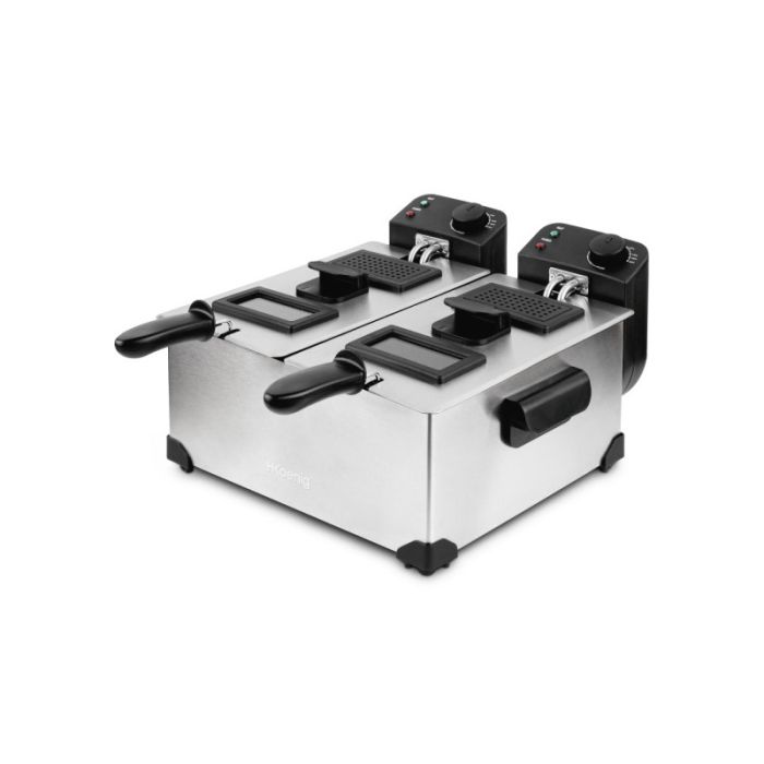  Διπλή Φριτέζα 6 Lt 3600 W H.Koenig DFX600 