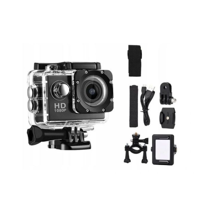  Αδιάβροχη Action Camera με Οθόνη LCD 2” SPM Scamera-Black 