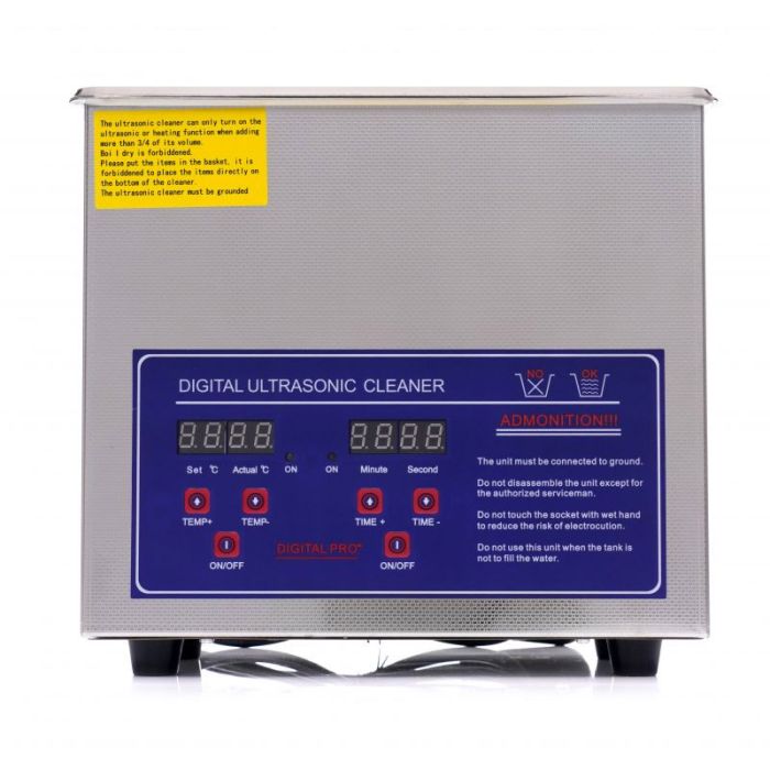  Ψηφιακός Καθαριστής Υπερήχων 6.5 Lt 230 W Kraft&amp;Dele KD-449 