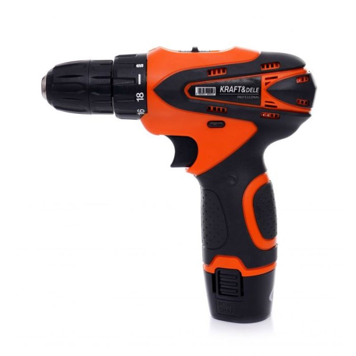  Επαναφορτιζόμενο Δραπανοκατσάβιδο 18 V Kraft&amp;Dele KD-3066 