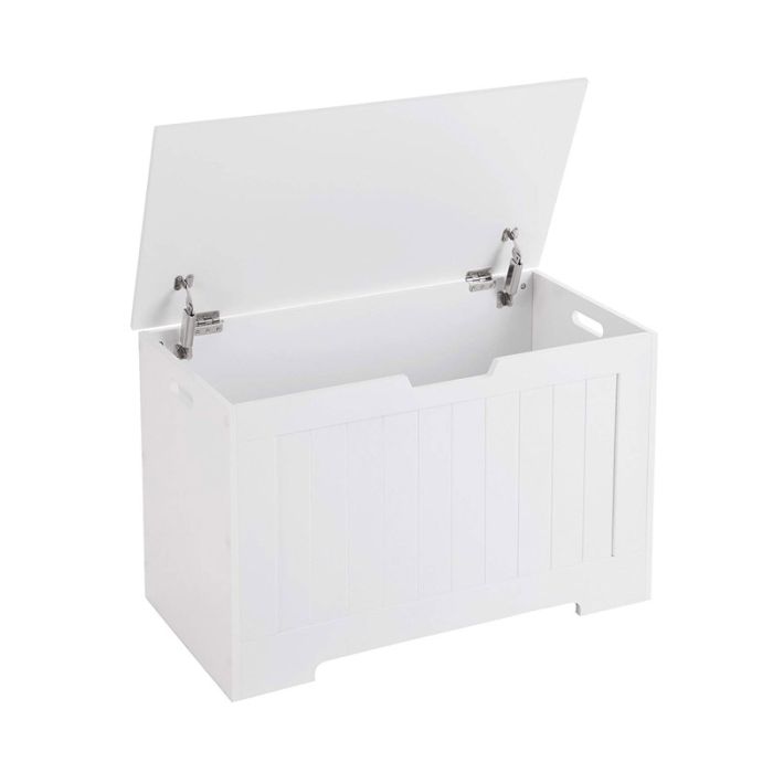  Ξύλινος Πάγκος Αποθήκευσης 76 x 40 x 48 cm Songmics LHS11WT 