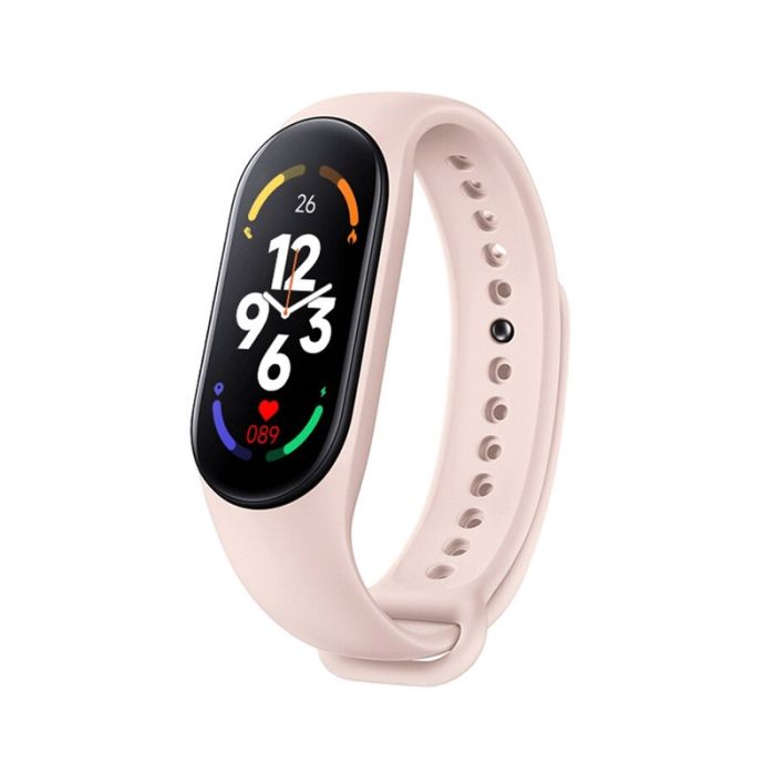  Ρολόι Fitness Tracker με Πιεσόμετρο και Μετρητή Καρδιακών Παλμών Smart Band M7 Χρώματος Ροζ SPM M7-Pink 