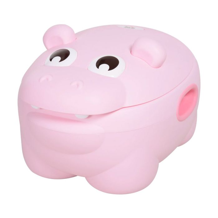  Φορητό Εκπαιδευτικό Γιογιό με Καπάκι Hippo 40 x 30 x 23 cm Χρώματος Ροζ HOMCOM 460-005PK 