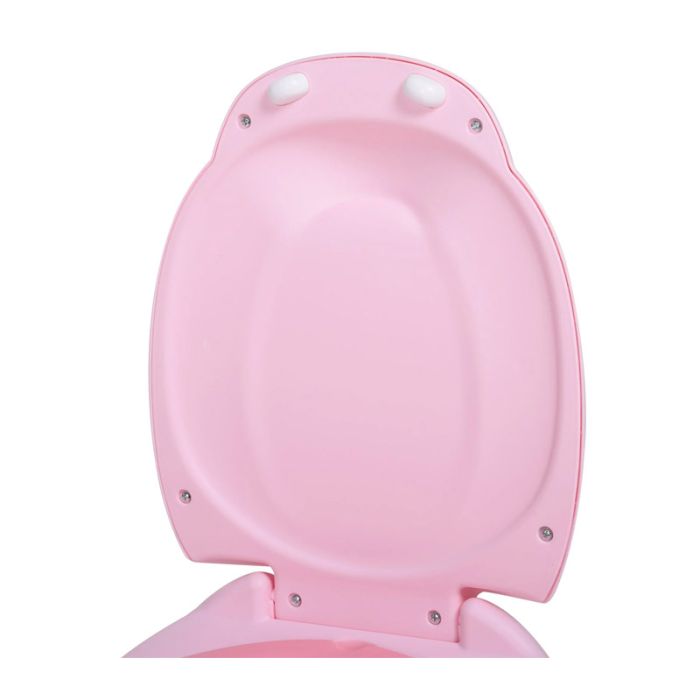  Φορητό Εκπαιδευτικό Γιογιό με Καπάκι Hippo 40 x 30 x 23 cm Χρώματος Ροζ HOMCOM 460-005PK 