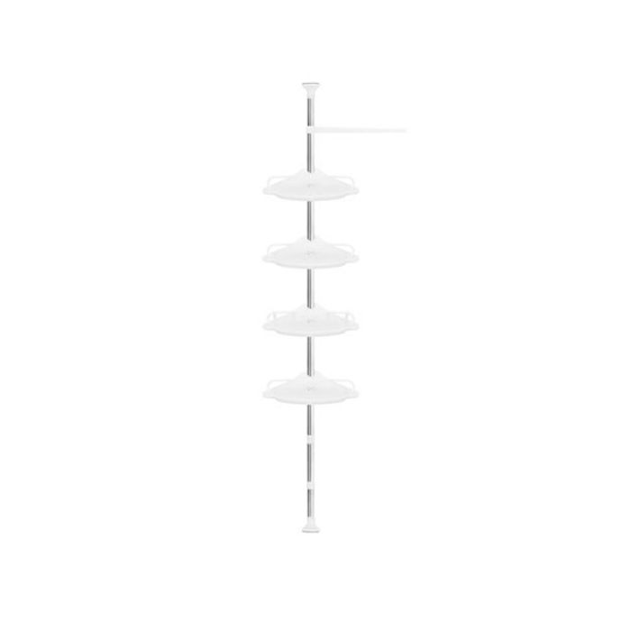  Τηλεσκοπικό Γωνιακό Ράφι Μπάνιου 230 - 292 cm SPM 6548 