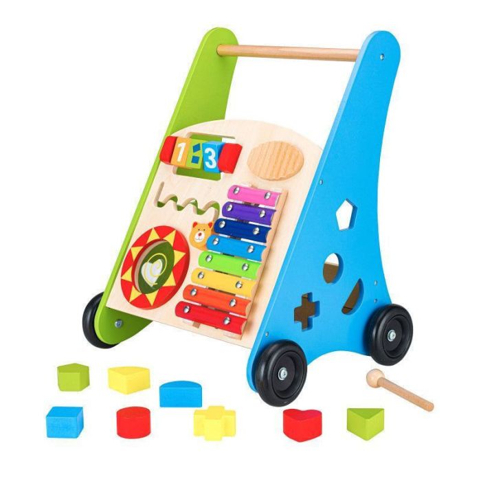 Ξύλινη Περπατούρα Καρότσι 30.5 x 36.5 x 45.5 cm Ecotoys TL00011 