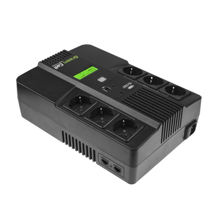  UPS με 6 Schuko Πρίζες 800 VA 480 W AiO Green Cell UPS07 
