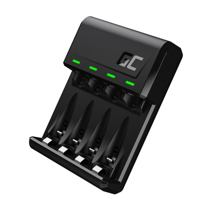  Φορτιστής Μπαταριών VitalCharger για Μπαταρίες AA/AAA με Micro USB και USB-C 0.5W/1.5V/1.2A Green Cell GRADGC01 