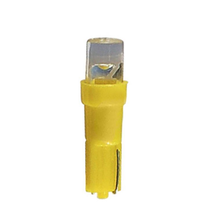  T3 12V W2x4,6d 1LED ΚΙΤΡΙΝΟ (ΚΑΡΦΩΤΟ ΑΚΑΛΥΚΟ ΓΙΑ ΟΡΓΑΝΑ ΤΑΜΠΛΟ) BLISTER SIMONI RACING - 4 ΤΕΜ. 