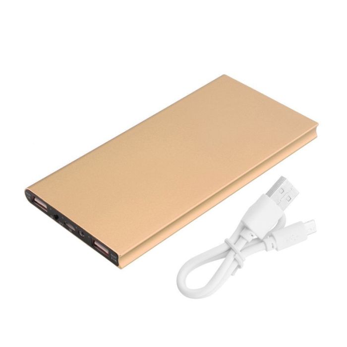  Power Bank 20000 mAh με 2 Θύρες USB Χρώματος Χρυσό SPM UK175 