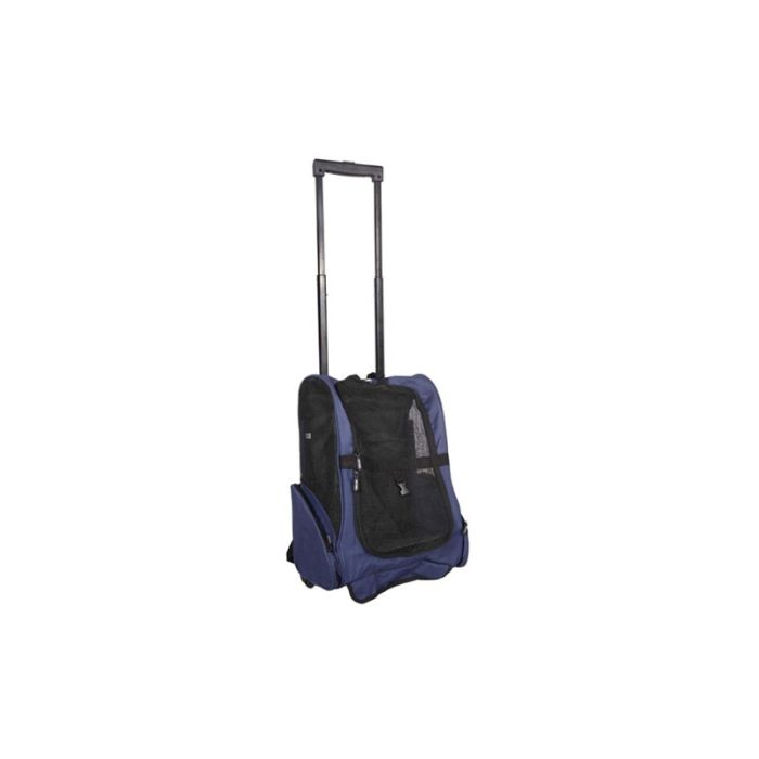  Σακίδιο Πλάτης - Τρόλεϊ για Μεταφορά Κατοικίδιων 35 x 45 x 106 cm Χρώματος Μπλε Hoppline HOP1001146-1 