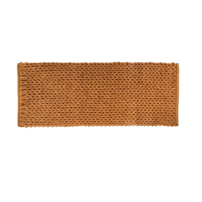  Χαλάκι Μπάνιου 120 x 50 x 2 cm Χρώματος Καφέ Ανοιχτό 5Five Simply Smart 174727T 