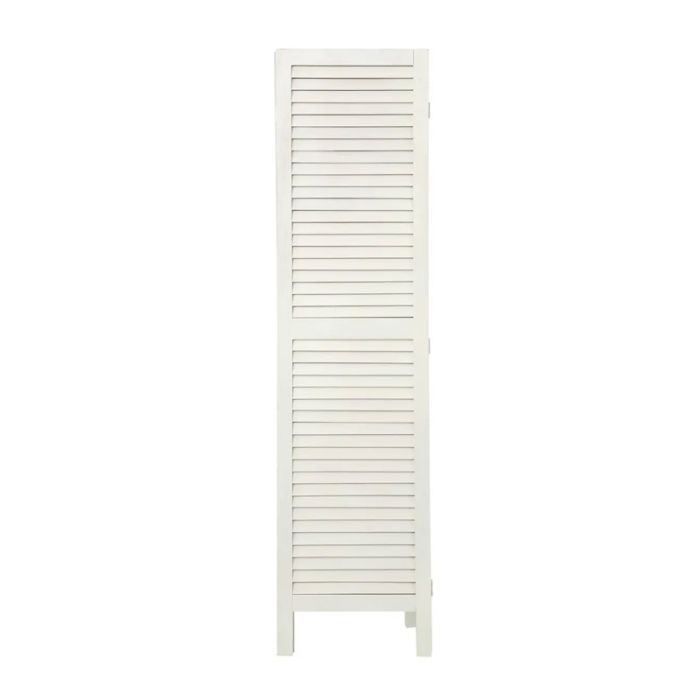  Ξύλινο Διακοσμητικό Παραβάν 120 x 2 x 170 cm Χρώματος Λευκό Atmosphera 109624A 