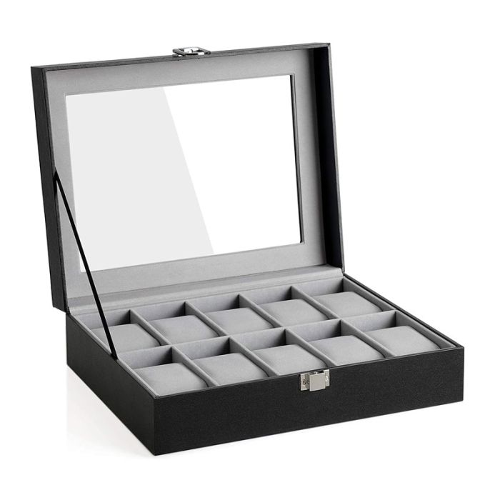  Κοσμηματοθήκη - Μπιζουτιέρα 25 x 20 x 7.5 cm Songmics JWB010BK 