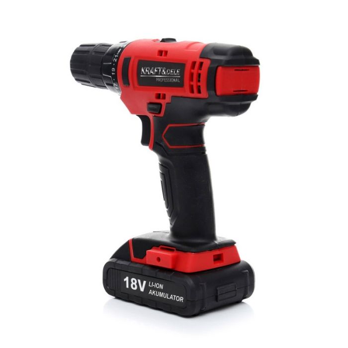  Επαναφορτιζόμενο Δραπανοκατσάβιδο 18 V Kraft&amp;Dele KD-1566 