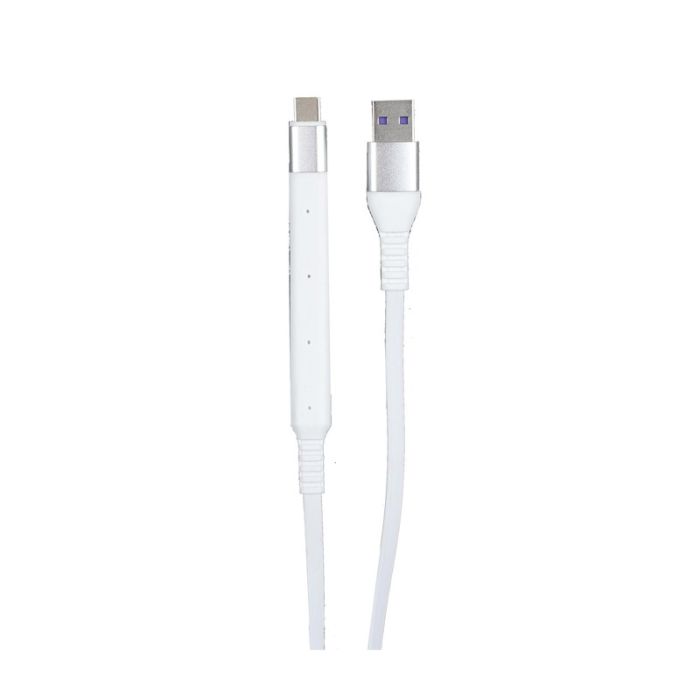  Καλώδιο USB to USB-C 1 m Χρώματος Λευκό Be Mix HT2212 