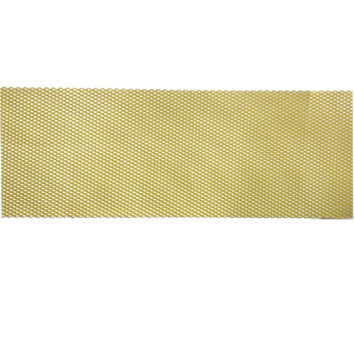  ΣΙΤΑ ΑΛΟΥΜΙΝΙΟΥ ΚΙΤΡΙΝΗ 125x30cm ΤΡΥΠΑ 1,1x0,6cm ΠΑΧΟΣ 0,2cm​ - 1 ΤΕΜ. 