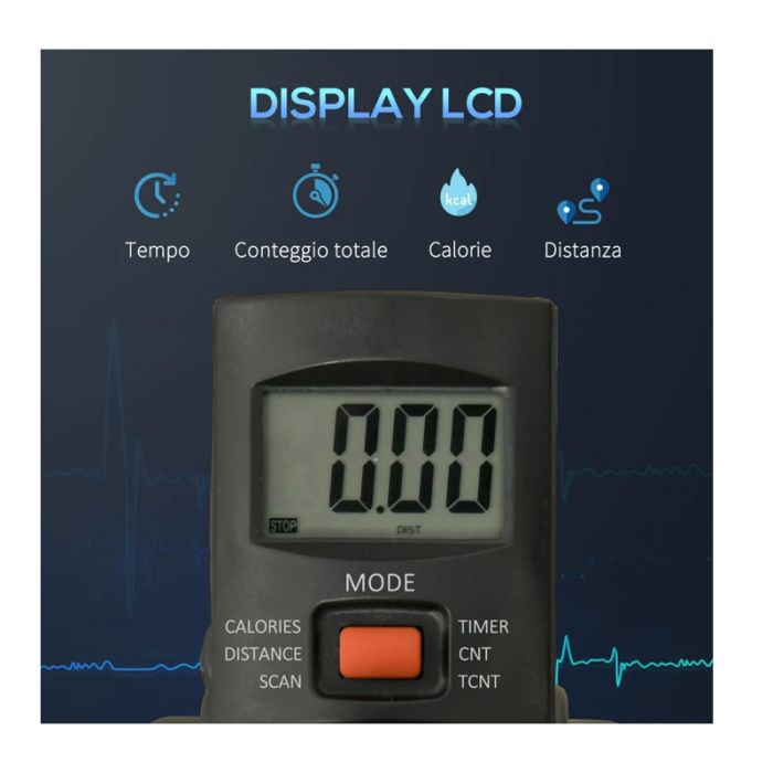  Ποδήλατο Γυμναστικής - Πεταλιέρα με LCD Οθόνη HOMCOM A90-289 