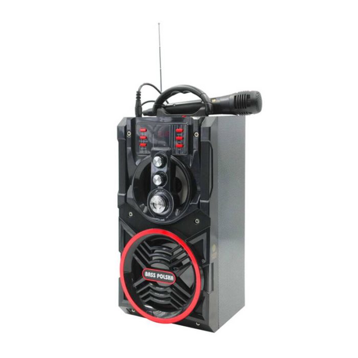  Φορητό Ηχείο Bluetooth με Ραδιόφωνο FM και Καραόκε Bass Polska BP-5941 