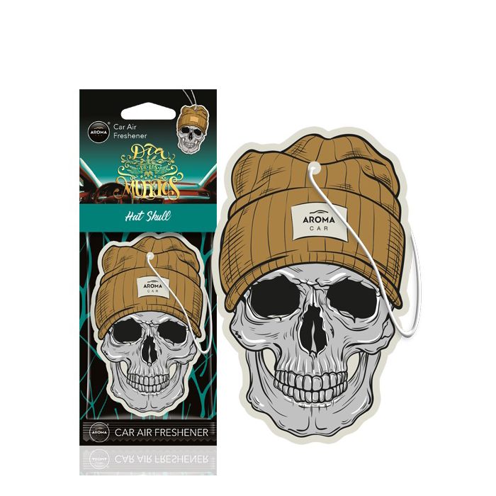  ΑΡΩΜΑΤΙΚΟ ΚΡΕΜΑΣΤΟ AROMA CAR MUERTOS HΑΤ SKULL ΑMiO - 1 TEM. 