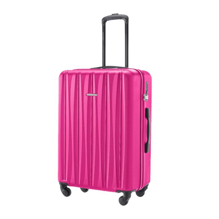  Βαλίτσα Ύψους 66.5 cm Χρώματος Φούξια Bali Puccini ABS021B-3A 