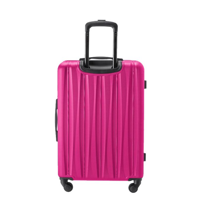  Βαλίτσα Ύψους 66.5 cm Χρώματος Φούξια Bali Puccini ABS021B-3A 