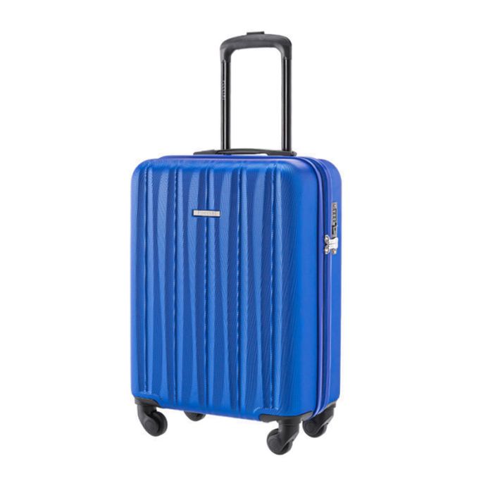  Βαλίτσα Καμπίνας Ύψους 55 cm Χρώματος Μπλε Bali Puccini ABS021C-7 