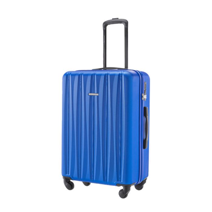  Βαλίτσα Ύψους 66.5 cm Χρώματος Μπλε Bali Puccini ABS021B-7 
