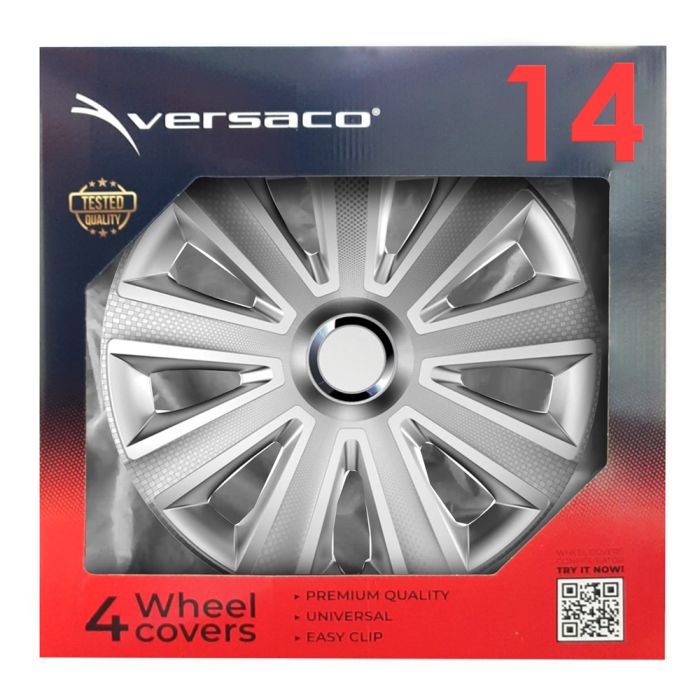  ΤΑΣΙΑ 14&quot; AVIATOR CARBON RC ΑΣΗΜΙ ΣΕΤ ΣΕ ΚΟΥΤΙ ΑΜΙΟ- 4 ΤΕΜ 