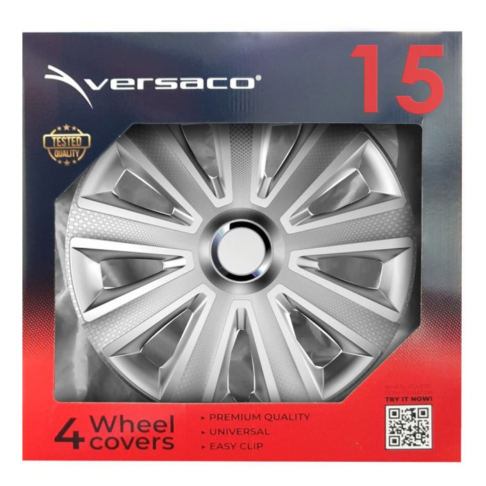  ΤΑΣΙΑ 15&quot; AVIATOR CARBON RC ΑΣΗΜΙ ΣΕΤ ΣΕ ΚΟΥΤΙ ΑΜΙΟ- 4 ΤΕΜ 