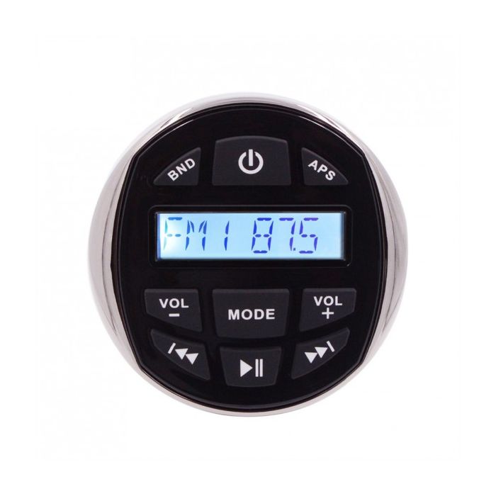  HASDA MP3 PLAYER 113 mm- 5V-4X40W ΜΕ ΡΑΔΙΟΦΩΝΟ/USB/BLUETOOTH (ΑΔΙΑΒΡΟΧΟ/ΣΤΡΟΓΓΥΛΟ/ΜΑΥΡΟ ΧΡΩΜΙΟΜΕΝΟ ΔΑΧΤΥΛΙΔΙ) 