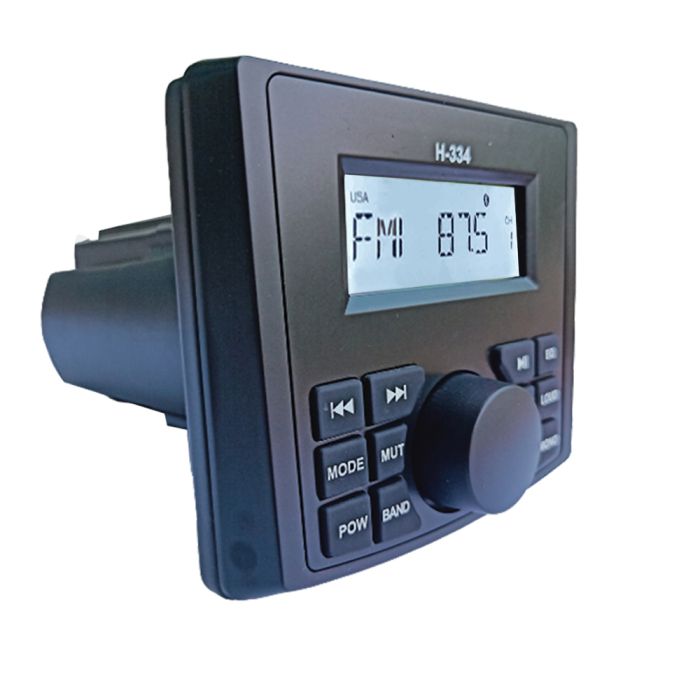  HASDA MP3 PLAYER H-334 4x50W ΜΕ ΡΑΔΙΟΦΩΝΟ/USB/BLUETOOTH (ΑΔΙΑΒΡΟΧΟ/ΜΑΥΡΟ) 