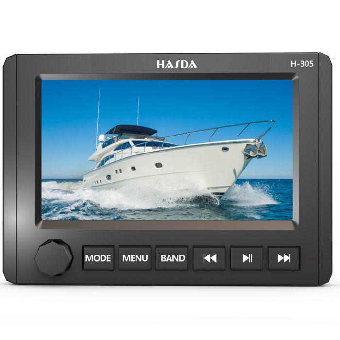  HASDA MP5 PLAYER H-305 4x50W ΜΕ ΡΑΔΙΟΦΩΝΟ/USB/BLUETOOTH (ΑΔΙΑΒΡΟΧΟ / ΜΑΥΡΟ) 