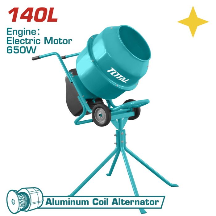  TOTAL ΜΠΕΤΟΝΙΕΡΑ 140Lit / 650W / 0.6HP (TCMF140651) 