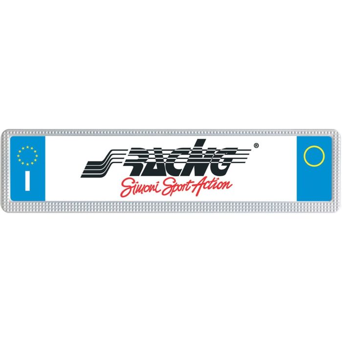  ΠΛΑΙΣΙΟ ΠΙΝΑΚΙΔΩΝ ΛΕΥΚΟ 50,5x11cm  SIMONI RACING - 1 ΤΕΜ. 