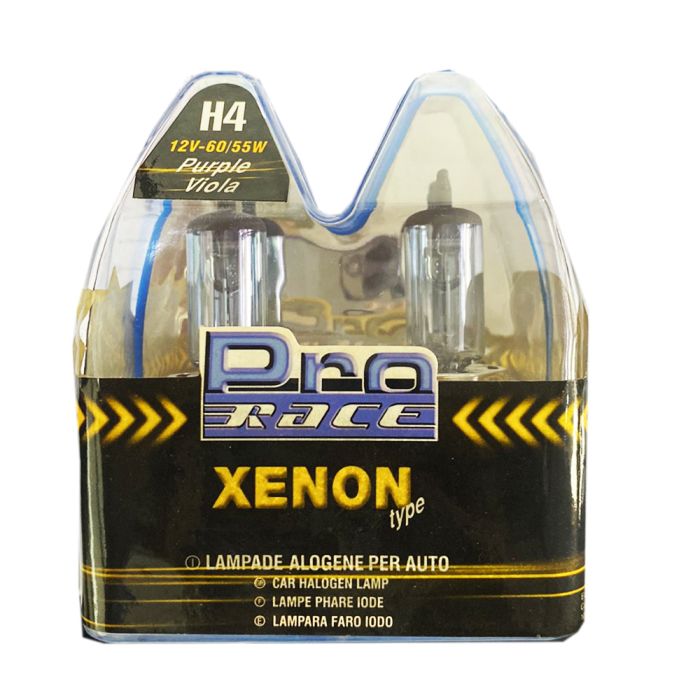 H4 ΛΑΜΠΑ XENON ΜΩΒ - 2 ΤΕΜ. 