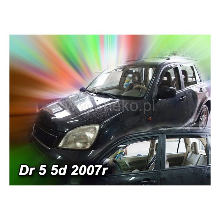  DR 5 MOTOR 5D 2007+ ΣΕΤ ΑΝΕΜΟΘΡΑΥΣΤΕΣ ΑΥΤΟΚΙΝΗΤΟΥ ΑΠΟ ΕΥΚΑΜΠΤΟ ΦΙΜΕ ΠΛΑΣΤΙΚΟ HEKO - 4 ΤΕΜ. 