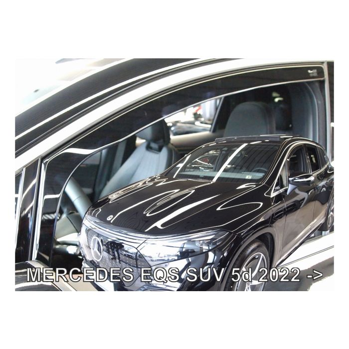 MERCEDES EQS SUV 5D 2022+​ ΖΕΥΓΑΡΙ ΑΝΕΜΟΘΡΑΥΣΤΕΣ ΑΠΟ ΕΥΚΑΜΠΤΟ ΦΙΜΕ ΠΛΑΣΤΙΚΟ HEKO - 2 ΤΕΜ. 