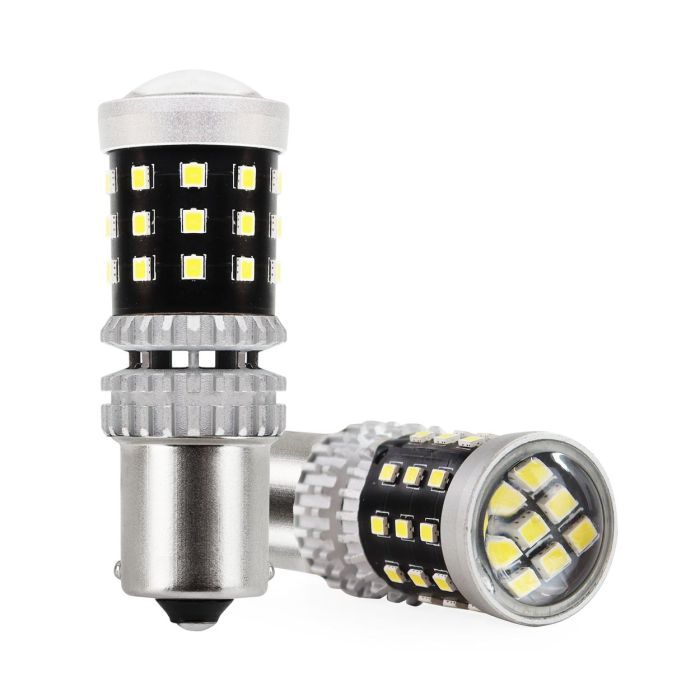 ΛΑΜΠΑΚΙΑ ΜΟΝΟΠΟΛΙΚΑ LED ΛΕΥΚΑ CAN-BUS P21W BA15S 1156 39xSMD 2016 ΑMiO - 2 TEM. 