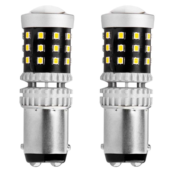  ΛΑΜΠΑΚΙΑ ΔΙΠΟΛΙΚΑ LED ΛΕΥΚΑ CAN-BUS P21/5w BAY15D 12/24V 39xSMD 2016 ΑMiO - 2 TEM. 