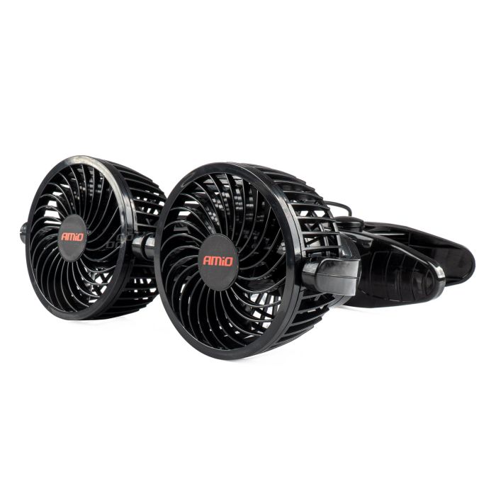  ΑΝΕΜΙΣΤΗΡΑΣ ΔΙΠΛΟΣ 12V 2χ4''(10,8cm) ΜΕ ΦΙΣ ΑΝΑΠΤΗΡΑ/2 ΤΑΧΥΤΗΤΩΝ/ ΜΕ ΜΑΝΤΑΛΑΚΙ PRO SERIES ΑMiO - 1 TEM. 