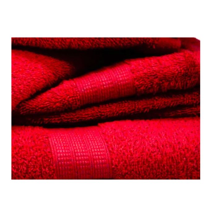 Σετ με 10 Πετσέτες από 100% Βαμβάκι Χρώματος Κόκκινο Bassetti QAD-SA-RB 
