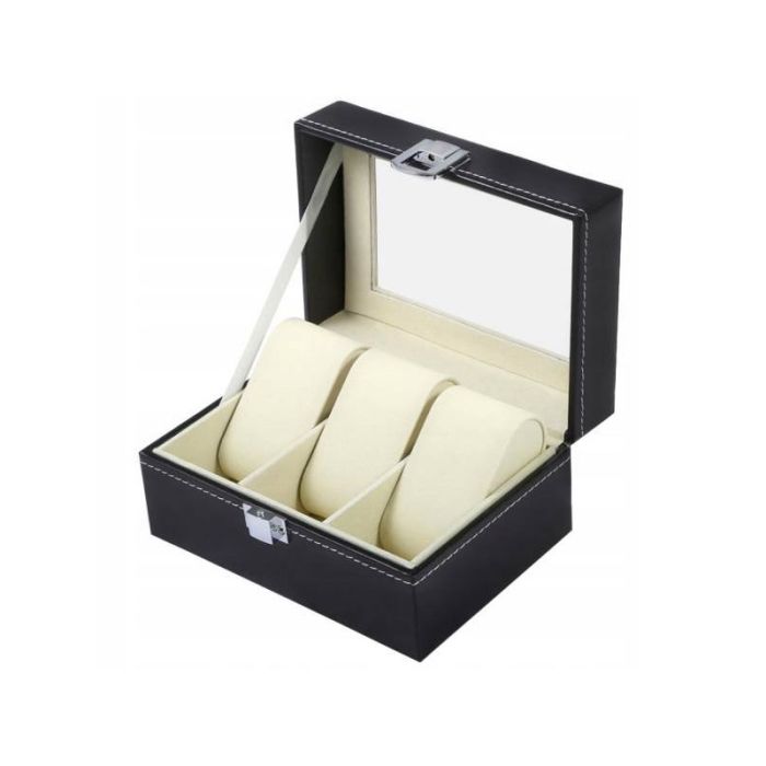  Θήκη Ρολογιών με 3 Θέσεις 15.5 x 11 x 8 cm SPM 8513 