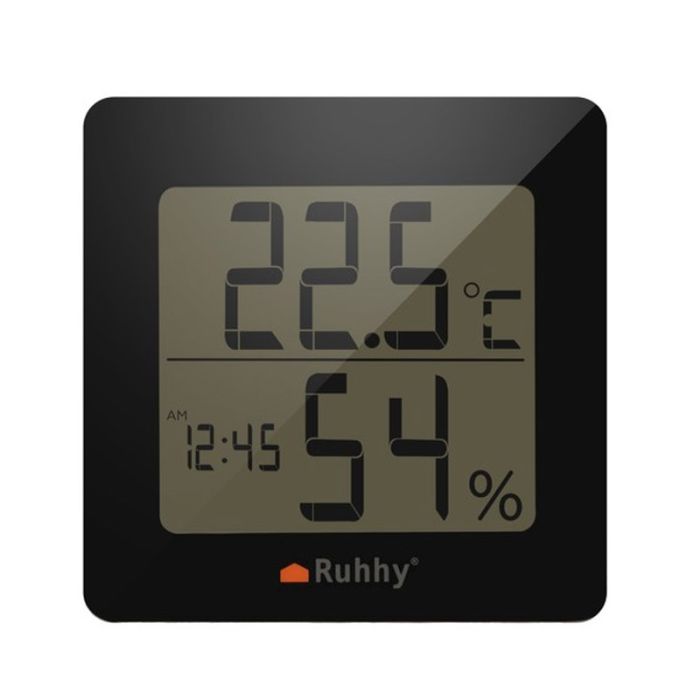  Ψηφιακό Θερμόμετρο - Υγρασιόμετρο Εσωτερικού Χώρου 2 σε 1 Ruhhy 19161 