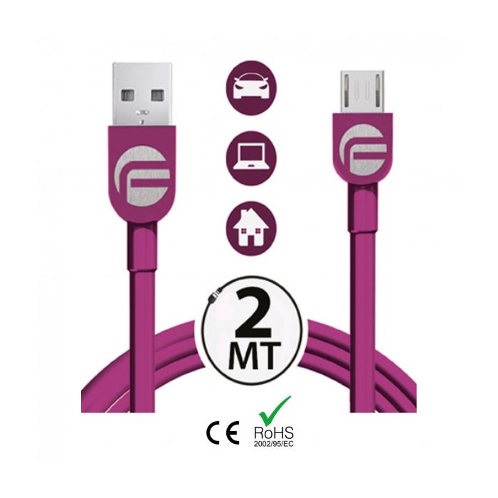  ΚΑΛΩΔΙΟ USB 2 ΣΕ 1 FIFO MICRO USB 213 cm (ΦΟΡΤΙΣΗΣ/ΣΥΓΧΡΟΝΙΣΜΟΥ) 