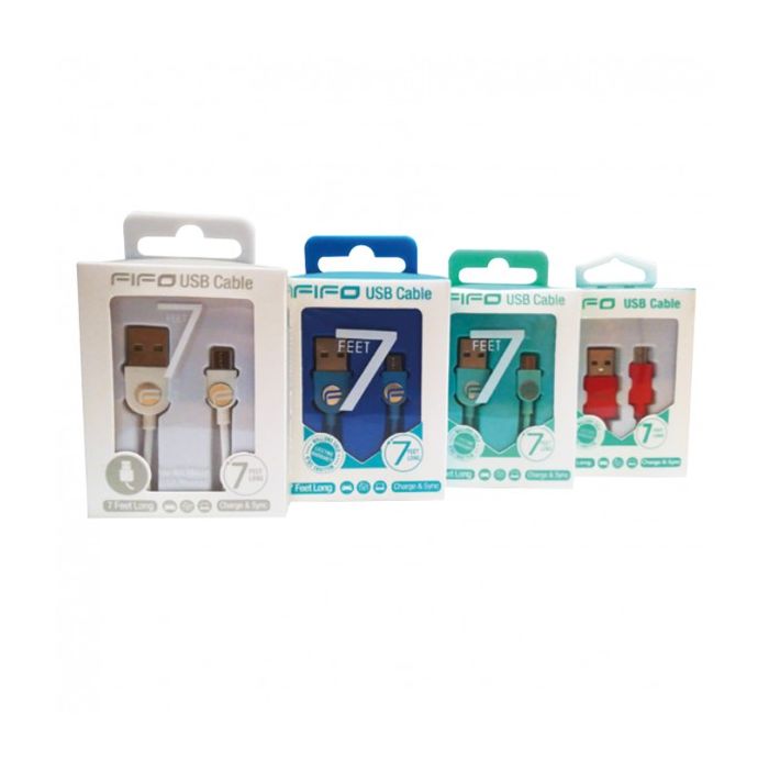  ΚΑΛΩΔΙΟ USB 2 ΣΕ 1 FIFO MICRO USB 213 cm (ΦΟΡΤΙΣΗΣ/ΣΥΓΧΡΟΝΙΣΜΟΥ) 