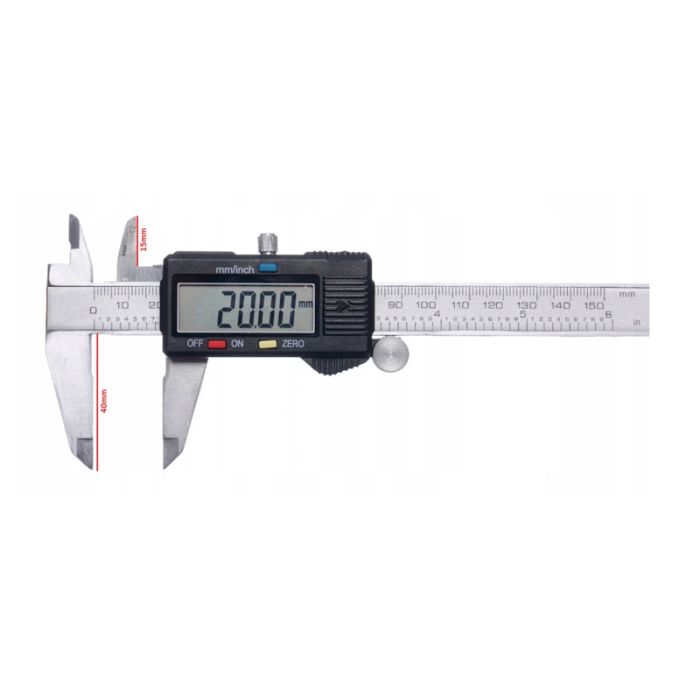  Ηλεκτρονική Ψηφιακή Δαγκάνα Μέτρησης με LCD Οθόνη 0 - 150 mm TAGRED TA4101 