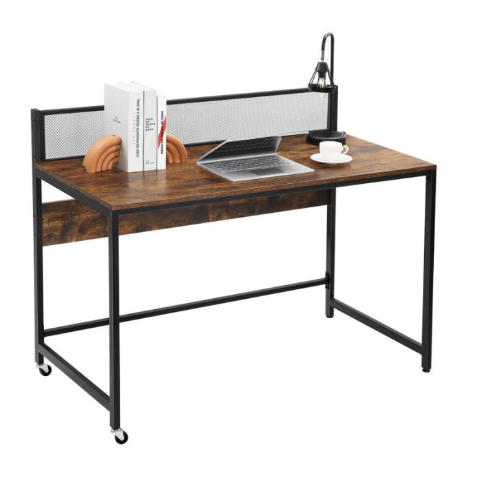  Τροχήλατο Μεταλλικό Γραφείο 120 x 60 x 94 cm VASAGLE LWD031B01 