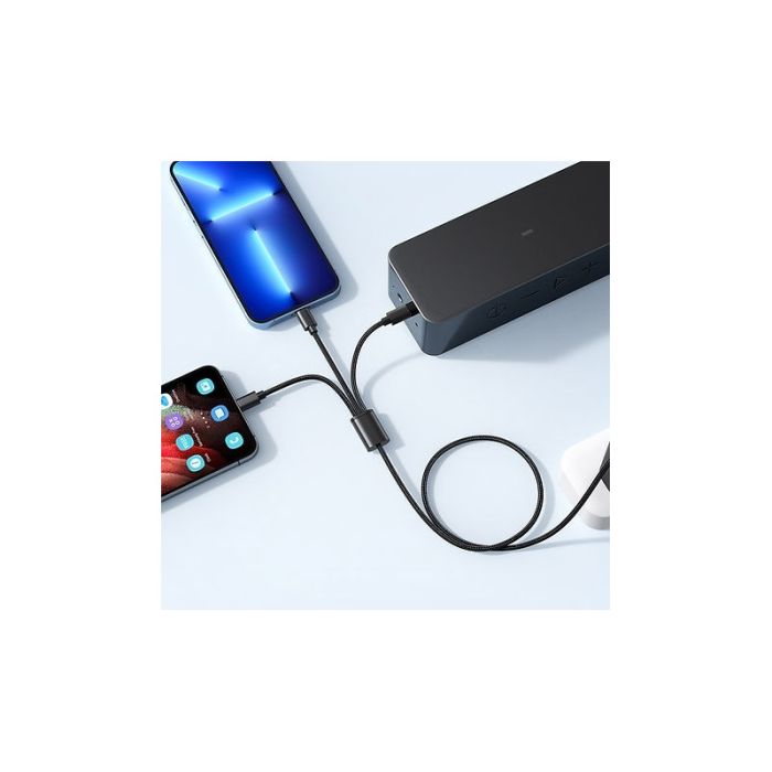  Καλώδιο Φόρτισης Braided USB-A σε Lightning / Type-C / Micro USB 1.5 m Veger V303 
